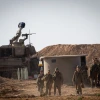 IDF (Israel Defense Force) Artillery Corps seen near the Israeli border with Gaza on August 7, 2022. Photo by Yonatan Sindel/Flash90
