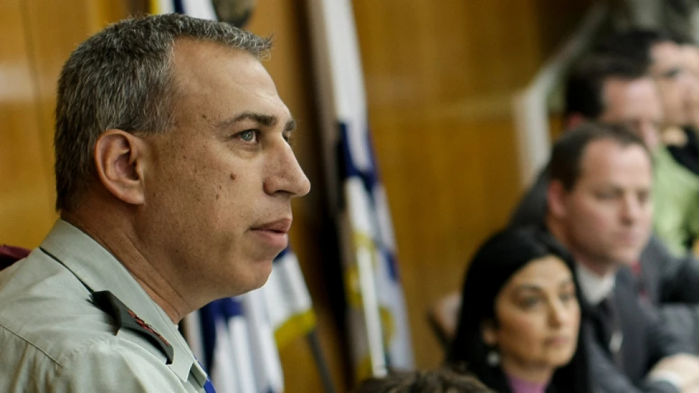 Brig. Gen. Nachman Ash, IDF chief medical officer, attends a meeting of the Knesset Internal Affairs Committee on Dec. 23, 2008. Photo by Flash90.