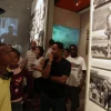 Sudanese refugees, who arrived in Israel in the wake of Darfur genocide, visit Yad Vashem, the Holocaust history museum in Jerusalem in 2009. Credit: Kobi Gideon/Flash90.