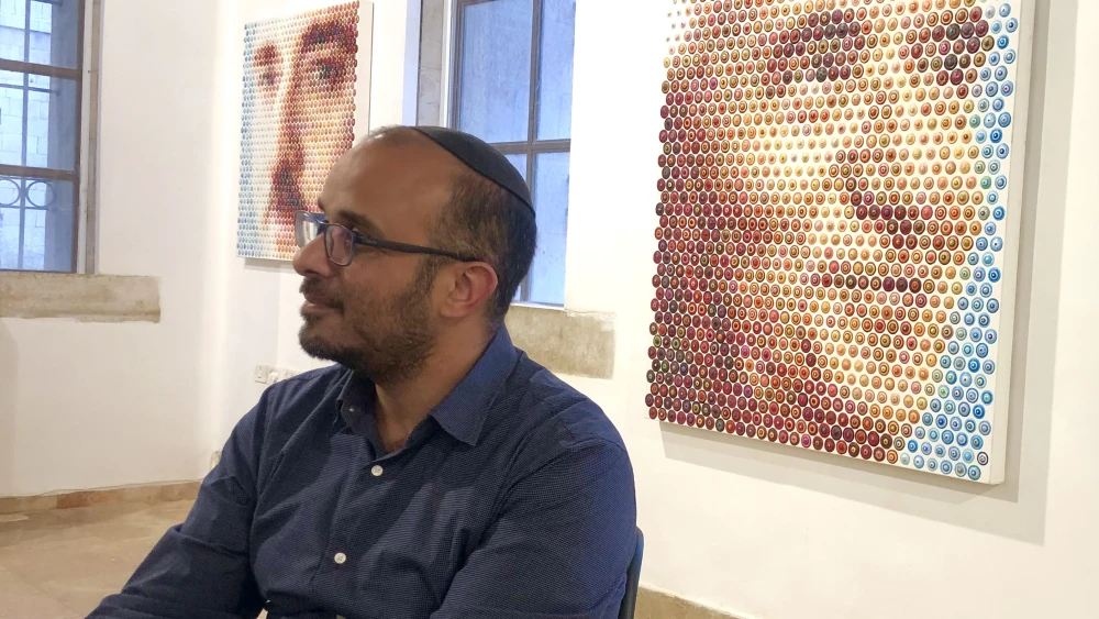 Ram Ozeri, founder of Jerusalem Biennale. Photo by Judy Lash Balint.