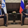 Then-Israeli Prime Minister Naftali Bennett meets with Russian President Vladimir Putin in Moscow on Oct. 22, 2021. Photo by Kobi Gideon/GPO.