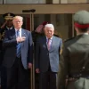 U.S. President Donald Trump and Palestinian Authority leader Mahmoud Abbas in Bethlehem on May 23, 2017. Credit: Shealah Craighead/White House.