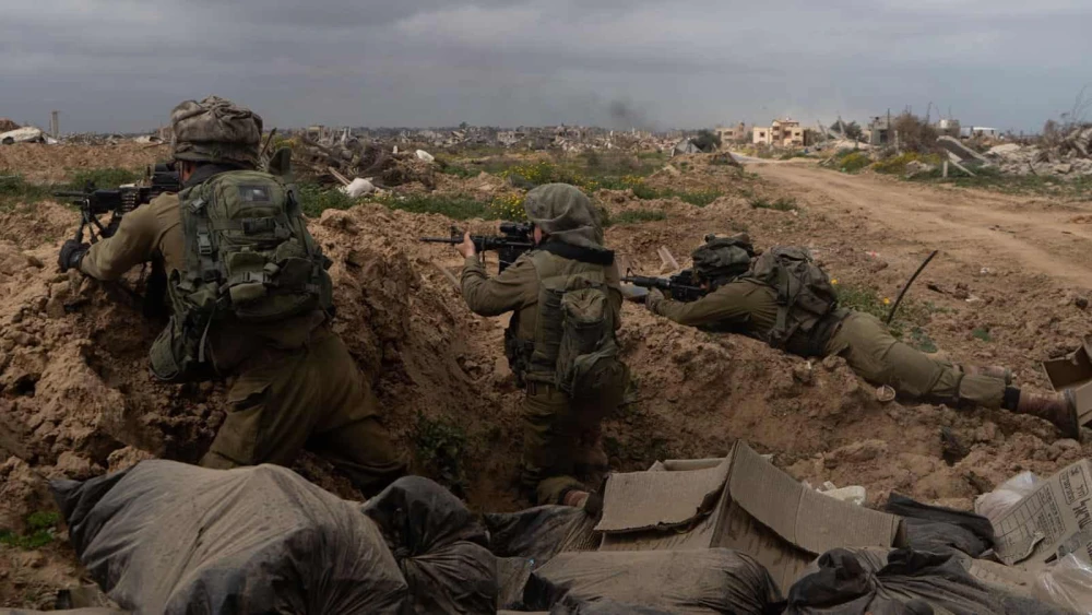 Israeli troops operating in the Gaza Strip, March 23, 2024. Credit: IDF.
