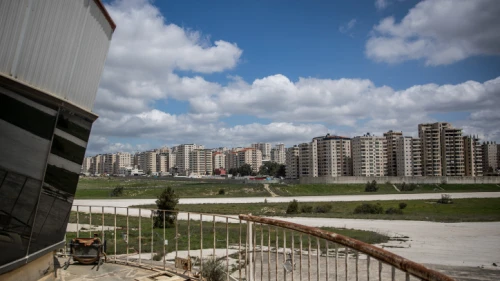 The abandoned Atarot Airport north of Jerusalem, April 8, 2020. Photo by Yonatan Sindel/Flash90.