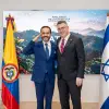 Israeli Foreign Minister Gideon Sa’ar meets with Colombian President-elect Abelardo de la Espriella in Barranquilla, Colombia, ahead of the president’s inauguration, Aug. 6, 2026. Credit: Lodis Studios.
