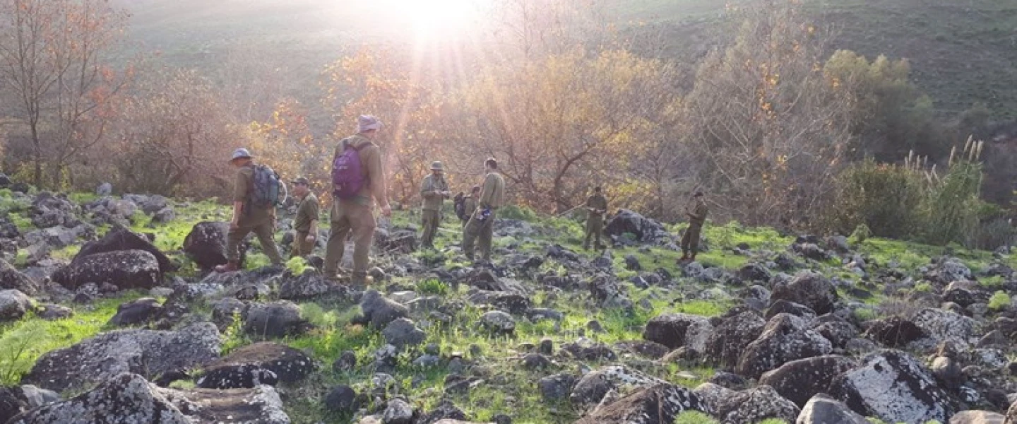 Soldiers with the IDF’s EITAN Unit searching for the remains of missing soldiers. Credit: IDF.