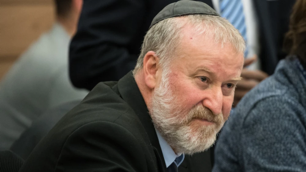 Israeli Attorney General Avichai Mandelblit attends a discussion on Knesset member Haim Katz's immunity request, at the Knesset, in Jerusalem, Jan. 30, 2020. Photo by Yonatan Sindel/Flash90.