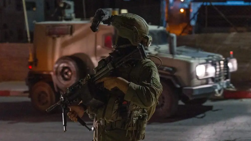 An Israeli soldier in Judea and Samaria, September 2025. Credit: IDF.
