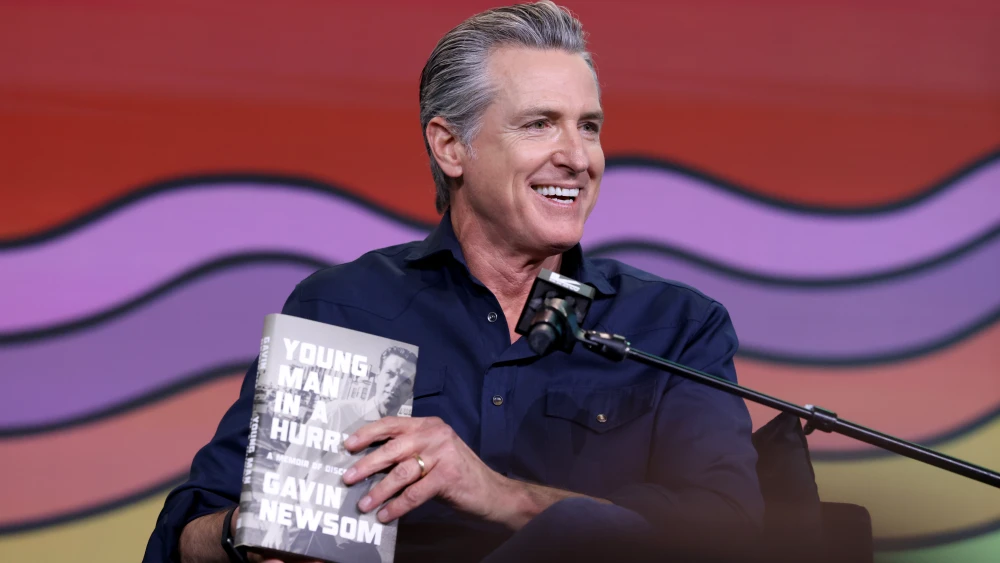 AUSTIN, TEXAS - MARCH 15: Governor Gavin Newsom speaks at Networth and Chill podcast at the Vox Media Podcast Stage at SXSW on March 15, 2026 in Austin, Texas. (Photo by Rick Kern/Getty Images for Vox Media)