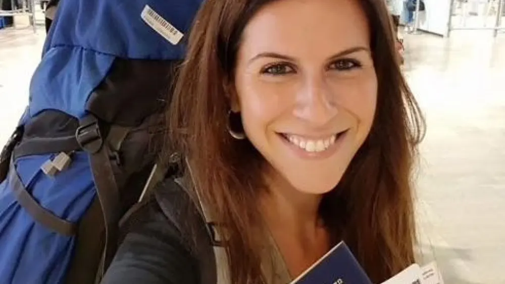 Adva Ben Dahan on her way to the trip to India that would take her life.