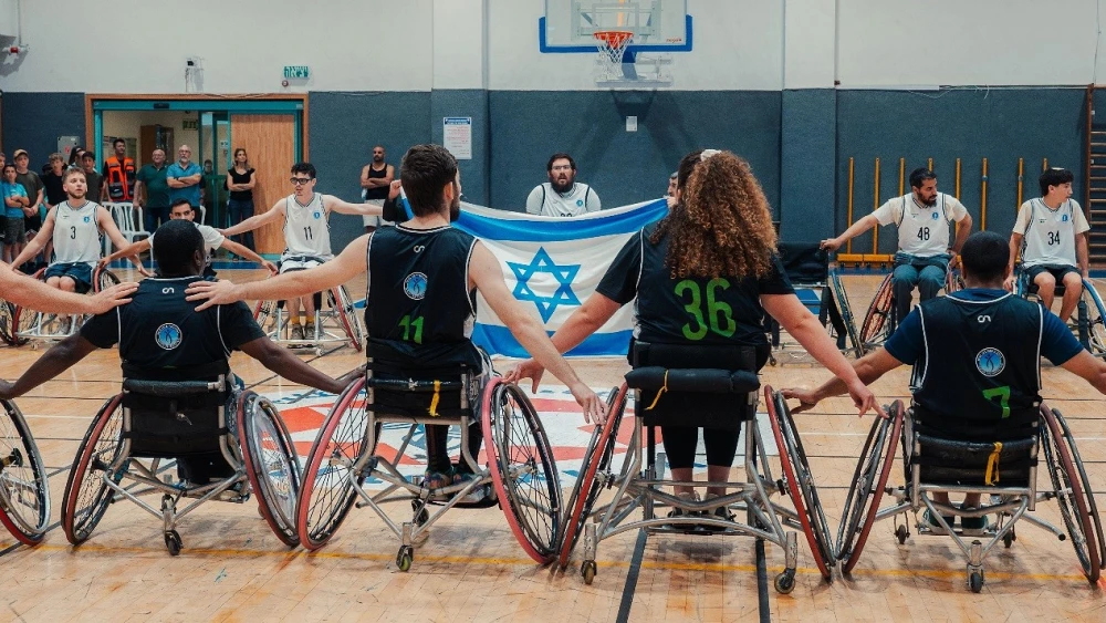 During these uncertain times, Israel’s National B League Wheelchair Basketball Championship game between ADI Negev-Nahalat and Beit Halochem Jerusalem was an empowering exhibition of Zionism and resilience. Credit: Courtesy of ADI.