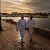 Locals visit Muscat Anchorage near the Strait of Hormuz in Muscat, Oman, on March 30, 2026. Photo by Elke Scholiers/Getty Images.