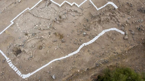 The Nahal Ein Gev II site, 1.25 miles east of the Sea of Galilee. Naftali Hilger/The Institute of Archaeology/The Hebrew University.