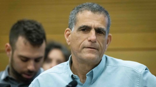 Meretz parliament member Mossi Raz attends a lobby meeting in the Israeli parliament on June 22, 2021. Photo by Yonatan Sindel/Flash90