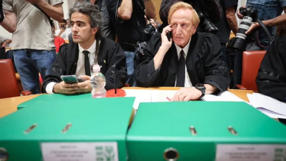 The hearing of the government's "Reasonableness Bill", at the Supreme Court in Jerusalem. September 12, 2023. Photo by Yonatan Sindel/FLASH90 *** Local Caption *** ???? ??? ???? ????? ??????