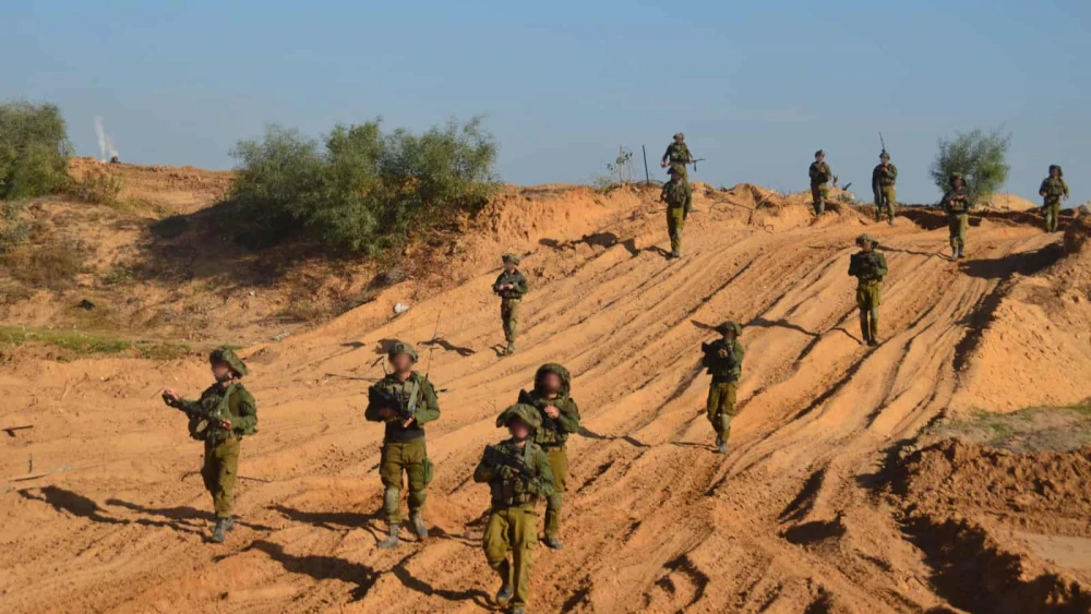 Israeli soldiers in the Gaza Strip, Jan. 9, 2024. Credit: IDF.