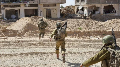 Israel Defense Forces activity in the Gaza Strip, Feb. 28, 2024. Credit: IDF.