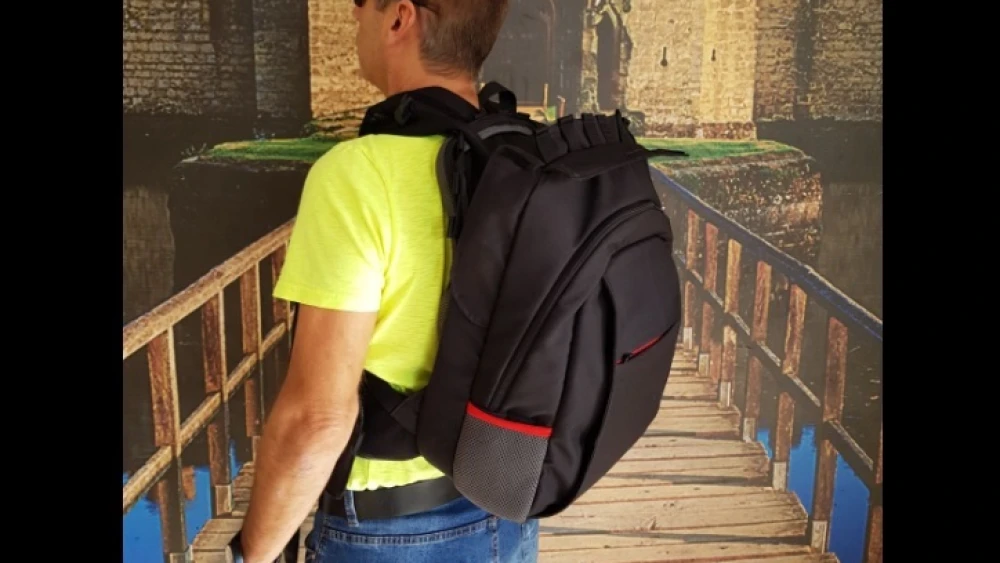 A view of Masada Armor's new bulletproof backpack. Credit: Masada Armor.