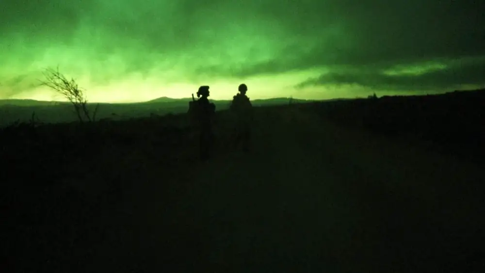 Destruction following an Israeli airstrike on a key bridge linking Southern Lebanon to the north, located next to a Lebanese army checkpoint, in Zrarieh, Lebanon, on March 13, 2026. Photo by Courtney Bonneau/Middle East Images/AFP via Getty Images.