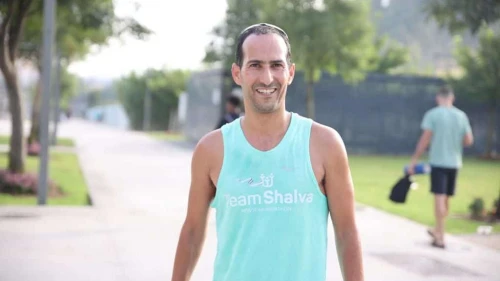 Col. (res.) Uri Levi will lead Team Shalva's 130-member squad competing in the New York City Marathon. Photo by Or Gefen/TPS.