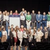 Participants in CAM's fifth-annual Latin American Forum Against Antisemitism, held in Rio de Janeiro, Brazil, stand with the forum's joint declaration, Oct. 13, 2025. Credit: Courtesy.