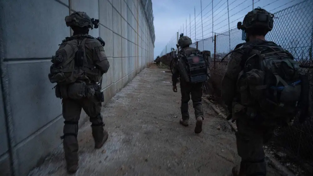 Israeli troops operate in Southern Lebanon to locate and dismantle Hezbollah weapons and observation posts, according to the military, Feb. 25, 2026. Credit: IDF