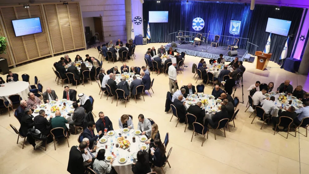 Muslim diplomats attend an Iftar meal at the Israeli Foreign Ministry in Jerusalem, April 2, 2023. Credit: Israeli Foreign Ministry.