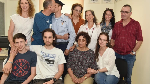 Lt.-Col. Ohad Shadmi's family. Credit: Courtesy.