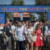 Participants at the DLD Tel Aviv Digital Conference, Israel’s largest international high-tech gathering, which features hundreds of startups, investors and leading multinational companies, at the Old Train Station complex in Tel Aviv on Sept. 6, 2017. Photo by Miriam Alster/Flash90.