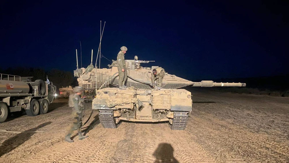 Israeli soldiers operating against Hamas in the Gaza Strip, Nov. 1, 2023. Credit: IDF.