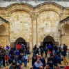 Palestinians hold a prayer rally outside the “Gate of Mercy” on the Temple Mount in Jerusalem's Old City, on March 1, 2019. Photo by Sliman Khader/Flash90.