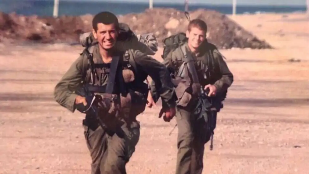 IDF Lt. Col. Mahmoud Khir al-Din, when he was a soldier in the Paratroopers Brigade. Credit: Israel Defense Forces.