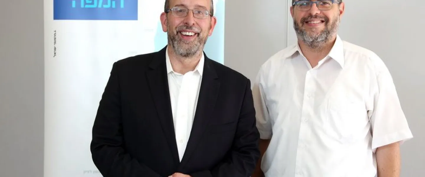 Rabbi David Fine (left) and Rabbi Shlomo Sobol, founders and deans of Barkai. Credit: Courtesy.