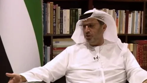 UAE lawmaker Dehrar Belhoul Al Falasi (Screenshot/i24NEWS)