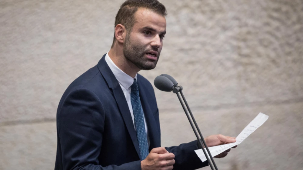 MK Yorai Lahav-Hertzanu at the Knesset in Jerusalem, May 14, 2019. Hadas Parush/Flash90.