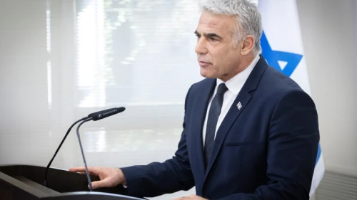 Israeli Foreign Minister speaks during a faction meeting at the Knesset, on Dec. 6, 2021. Photo by Oliver Fitoussi/Flash90.