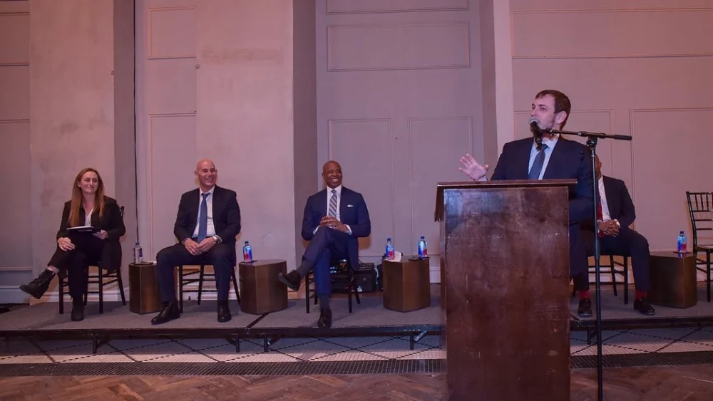 Consul General of Israel in New York Asaf Zamir launches new NYC-Israel Chamber of Commerce. Source: Israel in New York/Twitter.