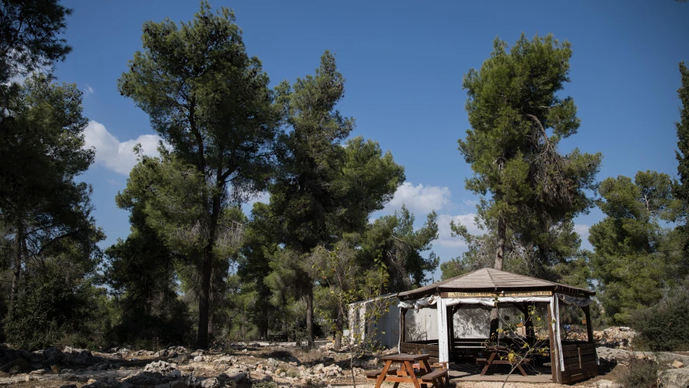 The Oz veGaon nature reserve named after the three Jewish teens, Gilad Shaar, Eyal Yifrach and Naftali Fraenkel, who were kidnapped and murdered in 2014, and established in their memory, in Gush Etzion, Nov. 4, 2018. Photo by Hadas Parush/Flash90.