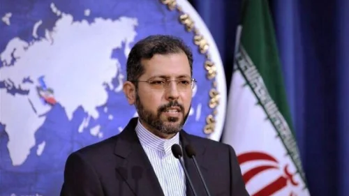 Iranian Foreign Ministry Spokesman Saeed Khatibzadeh. Credit: Tehran Times.