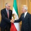 The President of the World Jewish Congress Israel, Sylvan Adams, meets Crown Prince Reza Pahlavi in Paris on July 26. Credit: Leah Marciano.