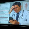 At Tel Aviv University's AI and Health Day conference on Dec. 8, 2025, Prof. Ron Balicer, chief innovation officer and deputy director-general of Clalit Health Services, shared a post by Dr. Alon Toor titled “A Life Saved—Thanks to AI,” describing how an AI-based clinical decision-support system flagged a patient for urgent testing. Photo by Howard Blas.