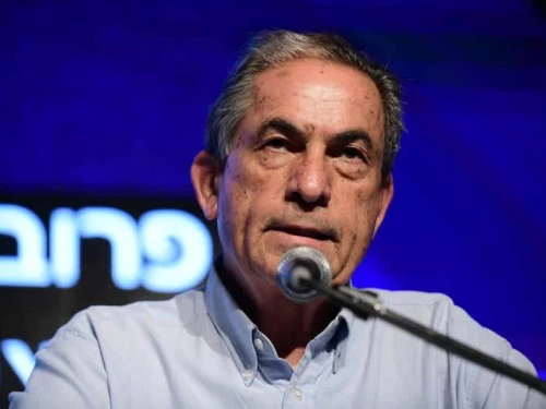 Israeli journalist Gideon Levy speaks at a conference in Airport City, outside Tel Aviv, on Sept. 03, 2019. Photo by Tomer Neuberg/Flash90.