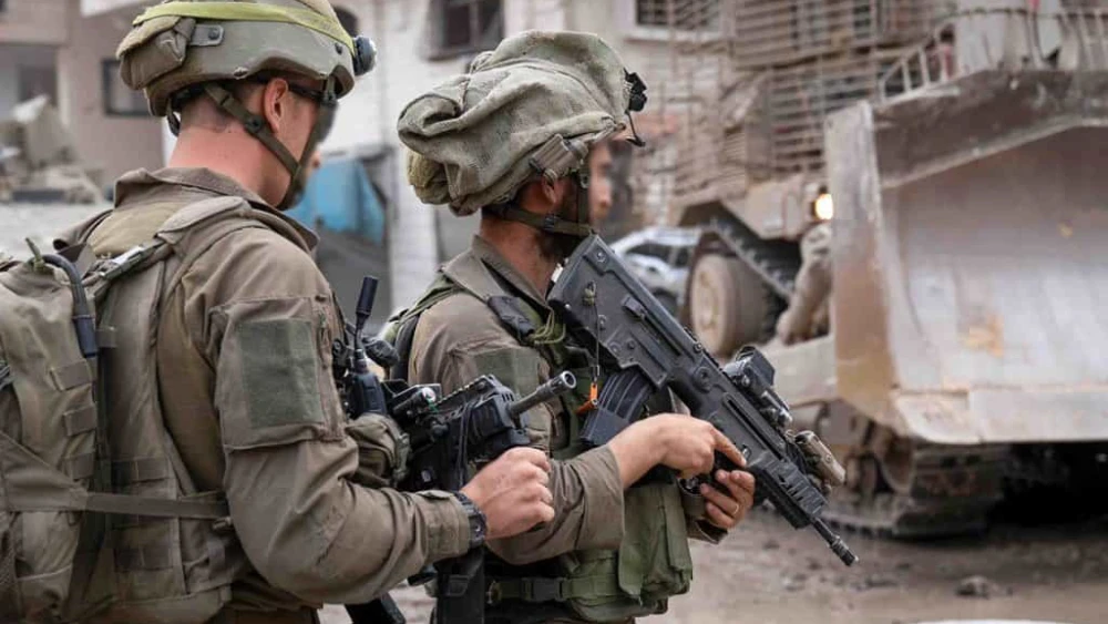 Israeli troops operating in the Hamas-ruled Gaza Strip, Nov. 28, 2023. Credit: IDF.