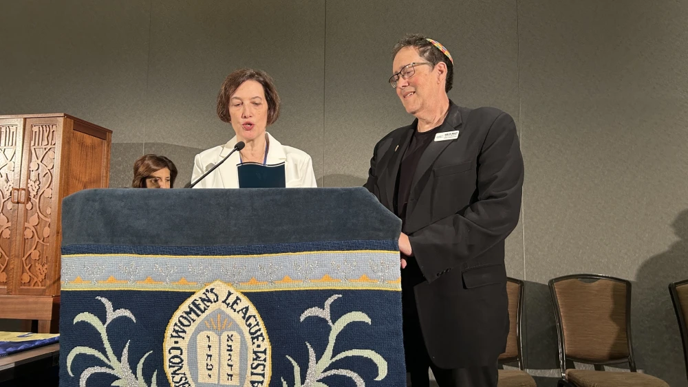 Rabbi Brad Artson and WLCJ international president Julia Loeb