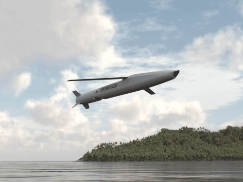 A rendering of the Ice Breaker cruise missile. Credit: Rafael Advanced Defense Systems.