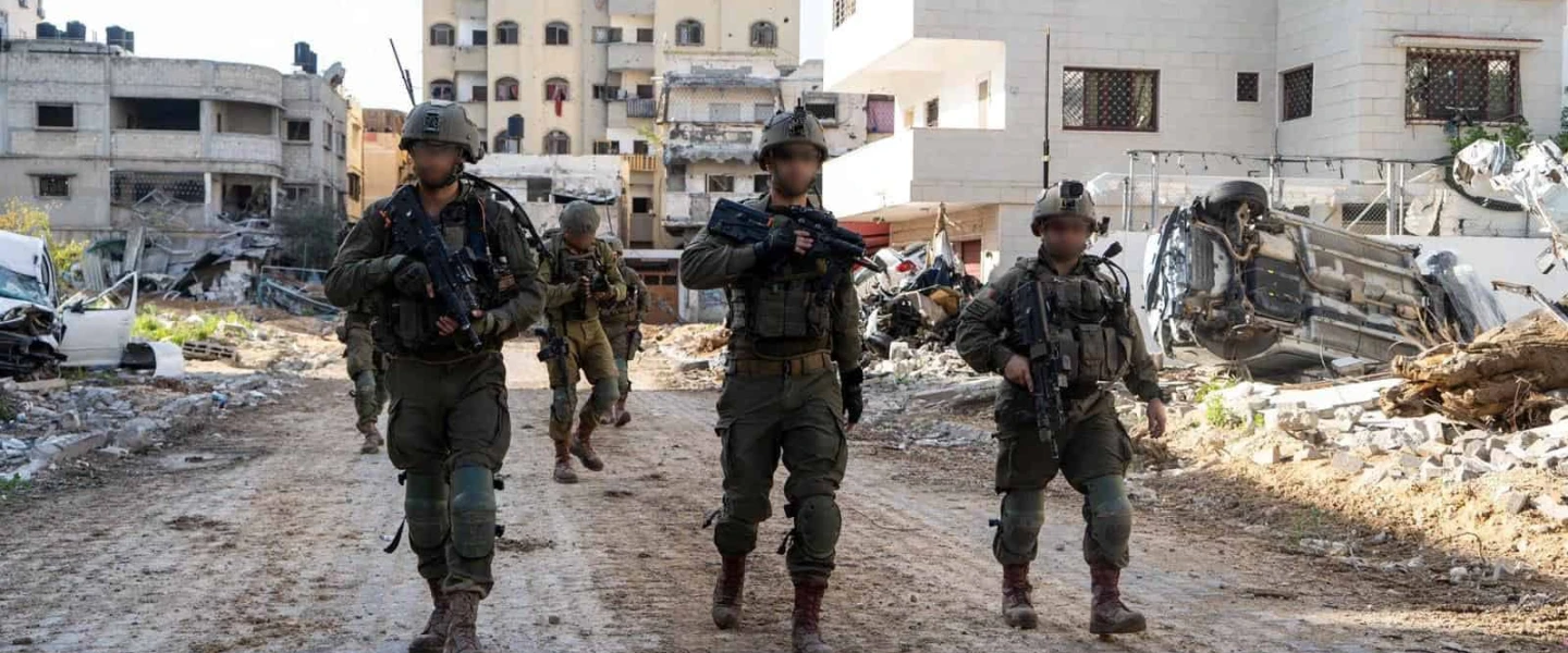 Israeli troops operating in the Gaza Strip, March 23, 2024. Credit: IDF.