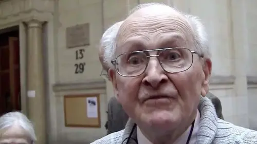 Robert Faurisson. Credit: Youtube screenshot.