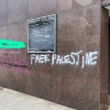 Graffiti on a Los Angeles synagogue. Source: Screenshot.