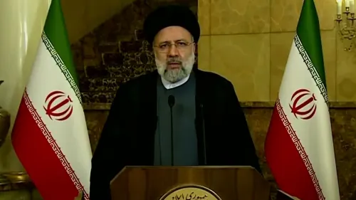 Iranian President Ebrahim Raisi addresses the U.N. General Assembly in New York, Sept. 21, 2021. Source: YouTube.