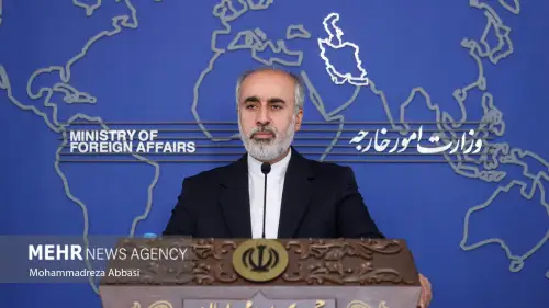 Iran Foreign Ministry spokesman Nasser Kanaani